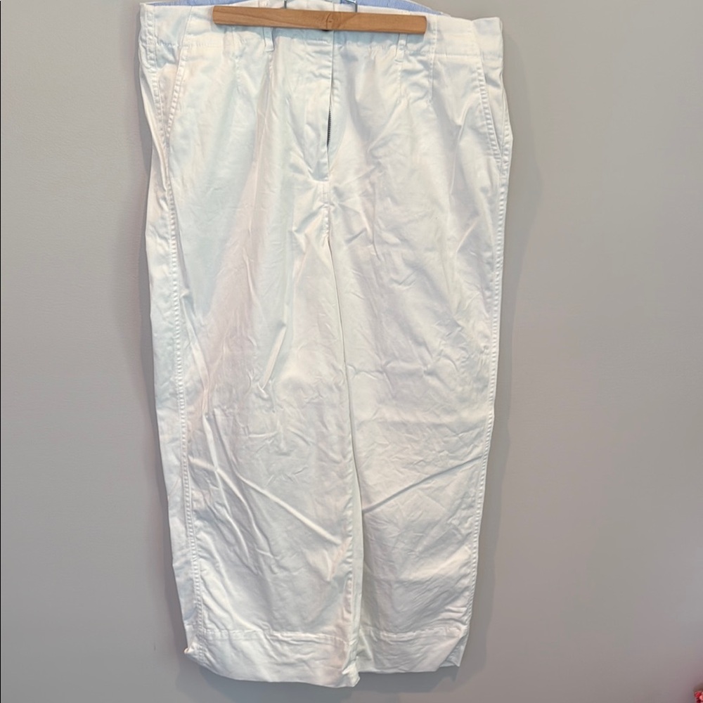Crown & Ivy White Chinos Relaxed Fit